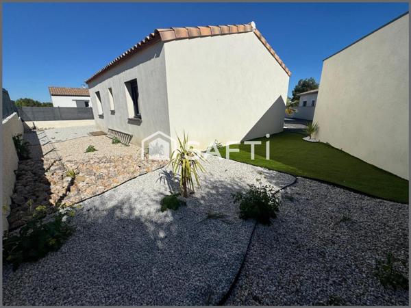 Maison neuve – 99 m² habitables sur terrain de 500 m2- à Montlegun