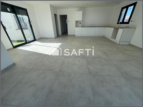 Maison neuve – 99 m² habitables sur terrain de 500 m2- à Montlegun