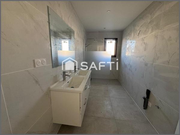 Maison neuve – 99 m² habitables sur terrain de 500 m2- à Montlegun