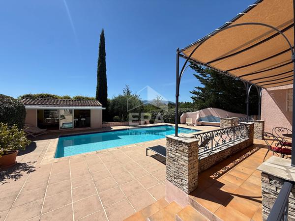A VENDRE 83470 SAINT MAXIMIN LA SAINTE BAUME MAISON T4 DE 125 M² SUR 2560 M² DE JARDIN GARAGE PISCINE.