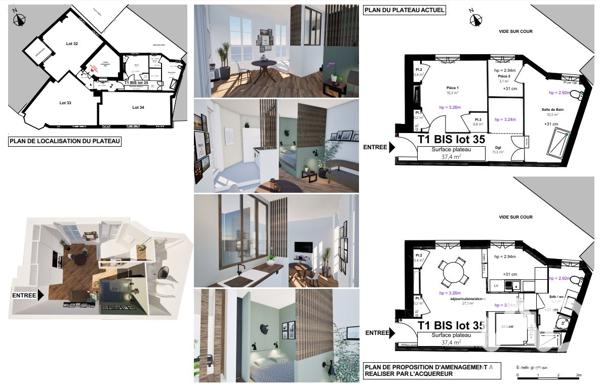 Studio à vendre 35,9 m² Rive-de-Gier