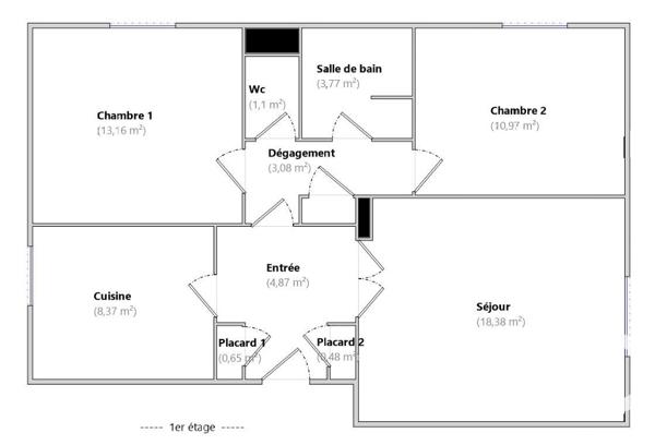 Appartement à vendre 3 pièces 65 m² Ozoir-la-Ferrière