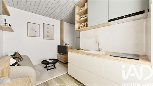Appartement à vendre 2 pièces 21,82 m² Paris 15