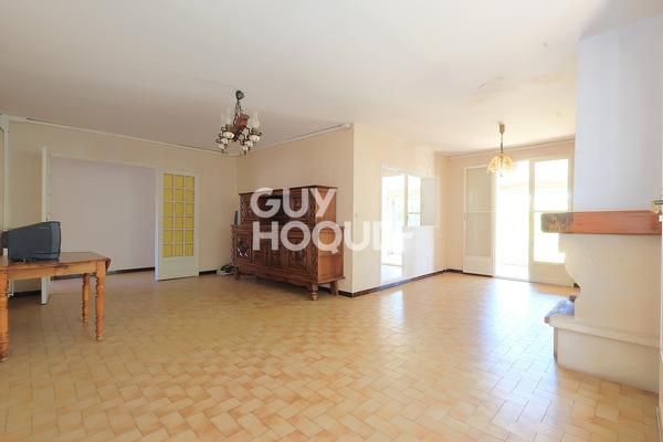MAUGUIO Maison plain-pied 4 pièces 96 m2 sur terrain  piscinable de 418m2 Véranda chauffée + garage