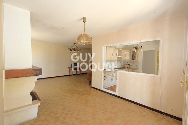 MAUGUIO Maison plain-pied 4 pièces 96 m2 sur terrain  piscinable de 418m2 Véranda chauffée + garage