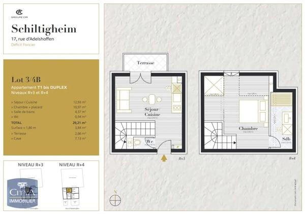 Appartement à louer 1 pièce 26.66m² Schiltigheim (67300)
