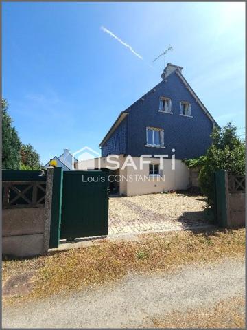 Maison familiale lumineuse sur 2 niveaux , avec 5 chambres et possibilité investissement locatif avec T1 au rdc sur terrain plus de 1000m2 avec dépendances et garages