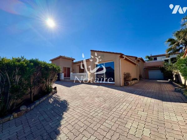 VILLENEUVE-DE-LA-RAHO – Maison de plain-pied 4 faces avec piscine