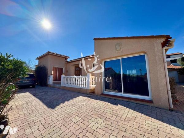 VILLENEUVE-DE-LA-RAHO – Maison de plain-pied 4 faces avec piscine