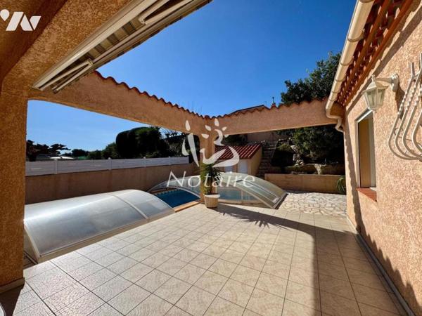 VILLENEUVE-DE-LA-RAHO – Maison de plain-pied 4 faces avec piscine