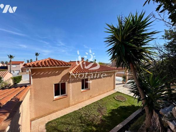 VILLENEUVE-DE-LA-RAHO – Maison de plain-pied 4 faces avec piscine