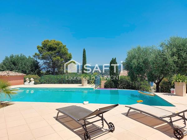 Propriété d’exception avec vue sur le Mont Vinaigre – Prestations haut de gamme, espace, sécurité et autonomie énergétique.