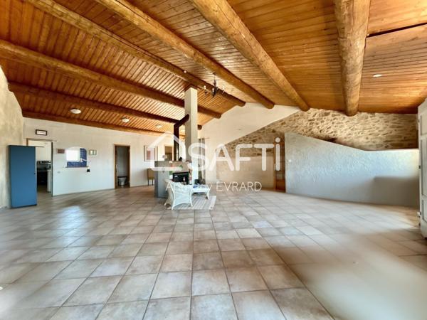 Mas en pierre 320?m² avec piscine, gîte et vue sur vignobles