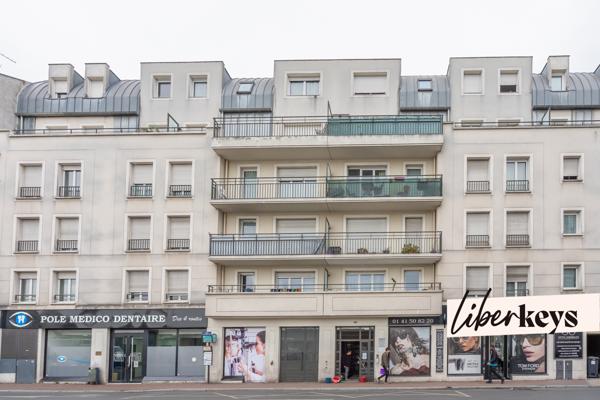 T2 41m² immeuble récent balcon et parking à Drancy 93700