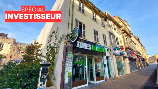 IMMEUBLE Toulon 5 appartements + murs commerciaux ! 275m²