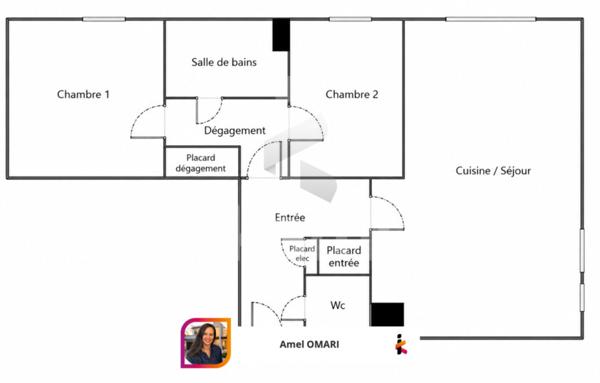 Appartement de 65 m²