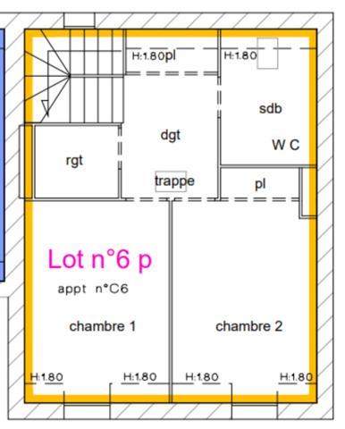 Montreuil Juigné – T3 en duplex
