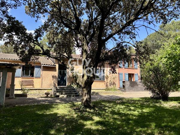 10 min Ouest CARCASSONNE - Villa 187 m², 6 chambres sur terrain 2024 m²