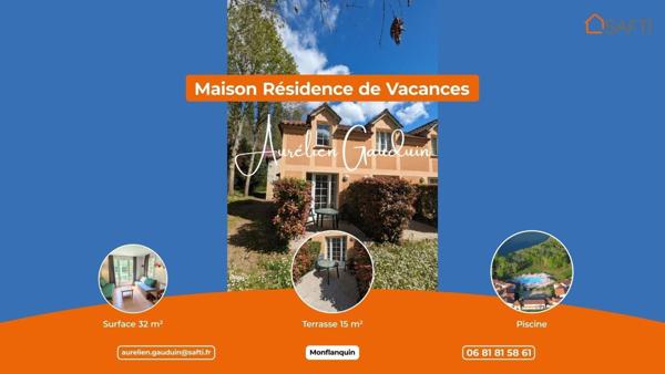 Escapade idyllique : Maison T2 duplex, Monflanquin