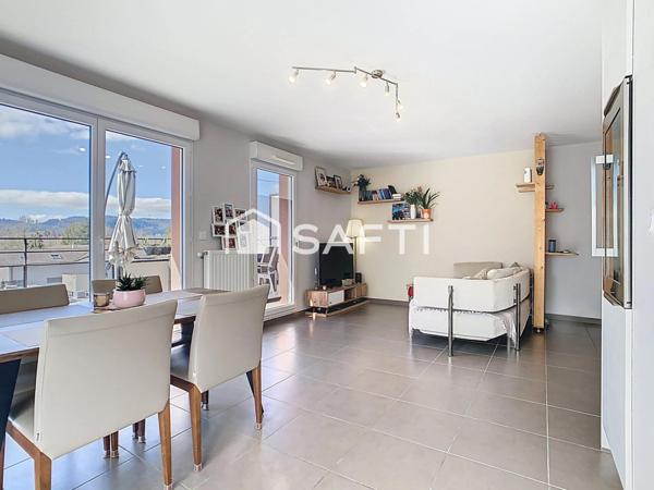 T4 en attique de 85 m2 - VUE SALEVE - Terrasse de 60 m2