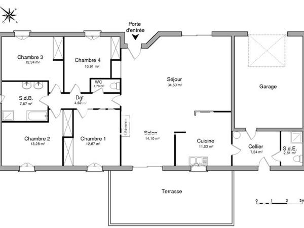 Location Maison 5 pièces 133.1 m² - LA REVETIZON Beauvoir Sur Niort 79360