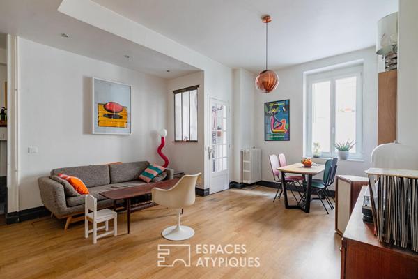 Appartement d’artiste cosy et vintage