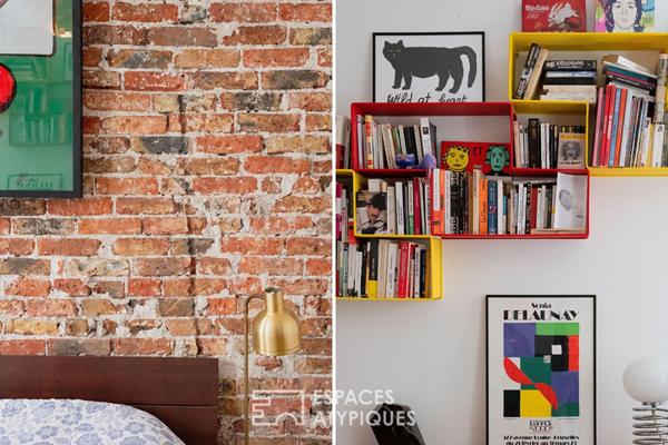 Appartement d’artiste cosy et vintage