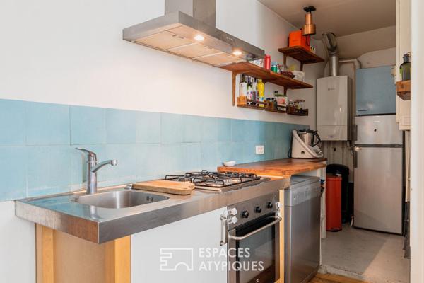 Appartement d’artiste cosy et vintage