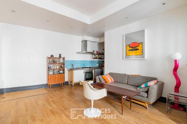 Appartement d’artiste cosy et vintage