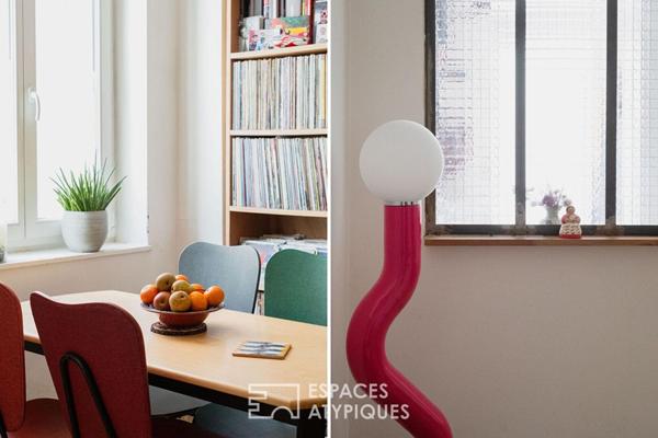 Appartement d’artiste cosy et vintage