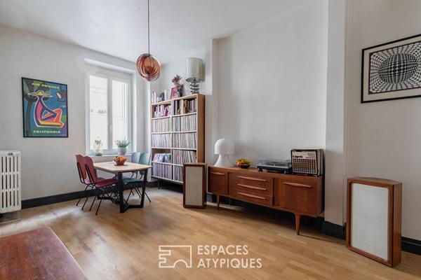 Appartement d’artiste cosy et vintage