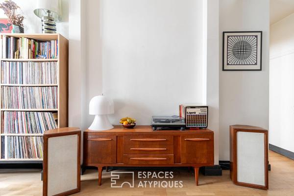 Appartement d’artiste cosy et vintage
