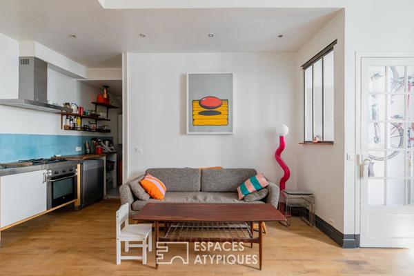 Appartement d’artiste cosy et vintage