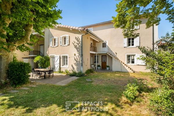 Ancienne ferme restaurée avec piscine proche de Vienne