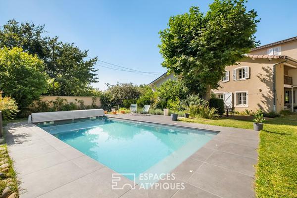 Ancienne ferme restaurée avec piscine proche de Vienne