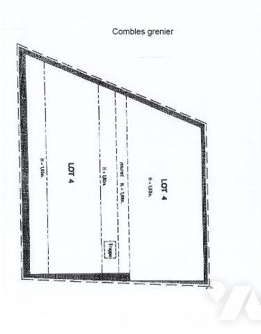 A Clohars-Carnoët bourg (Finistère Sud), appartement T5 au 1er étage ans d'une petite coproprié...