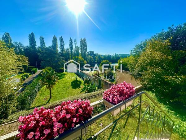 Maison plain pied surpomblant la Sèvre Niortaise