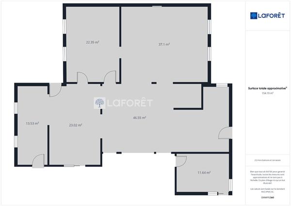 Achat local commercial Châteaulin - 5 pièce(s) - 155 m² - 139 900 €