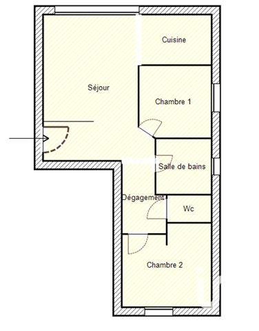 Appartement à vendre 3 pièces 53 m² Saint-Laurent-du-Var