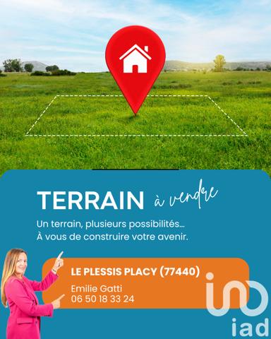 Terrain à vendre 320 m² Le Plessis-Placy