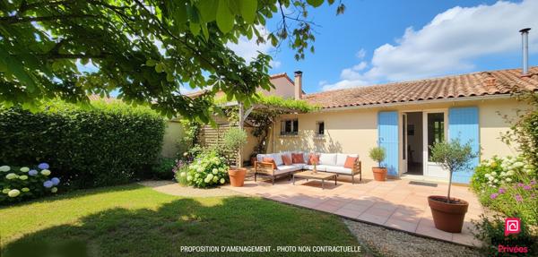 Saint Medard En Jalles - Maison de plain-pied 3 pièces avec jardin