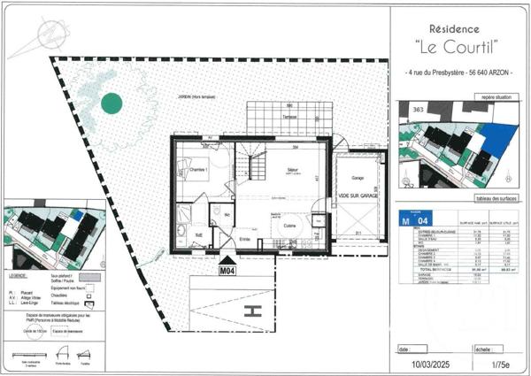 Maison à vendre  5 pièces - 91 m2 ARZON - 56
