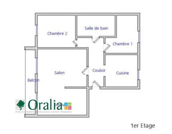 Appartement · Location Villefranche Sur Saone (69400) 3 pièces · 63m²