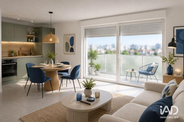 Appartement à vendre 3 pièces 61 m² Saint-Priest