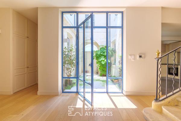 Triplex avec terrasses dans une bâtisse historique