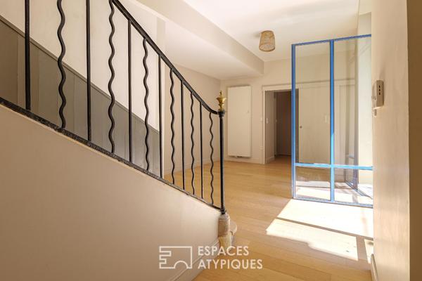Triplex avec terrasses dans une bâtisse historique