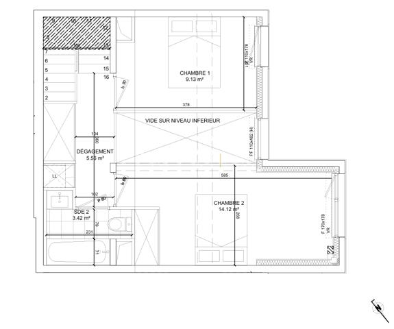 T3 Duplex au calme, Terrasse, Parking, proche transports et commodités, idéal 1er achat