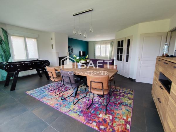 MAISON INDIVIDUELLE 4 CHAMBRES PISCINE ET DOUBLE GARAGE