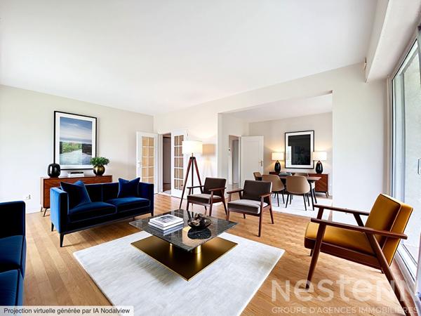 SAINT SEBASTIEN SUR LOIRE APPARTEMENT BORDS DE LOIRE 2/3 CHAMBRES 2 BALCONS 2 STATIONNEMENTS CAVE