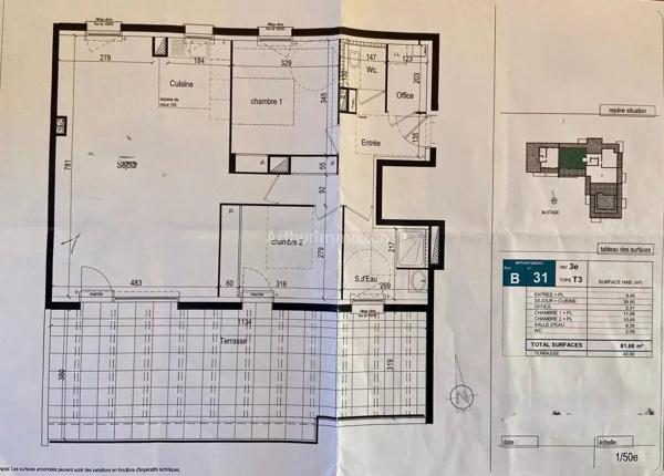 Vente Appartement 3 pièces 81 m2 à Plescop